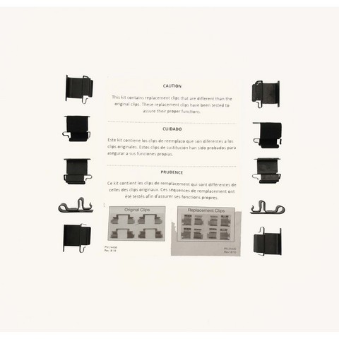 Carlson Disc Brake Caliper Abutment Service Kit P/N:P884