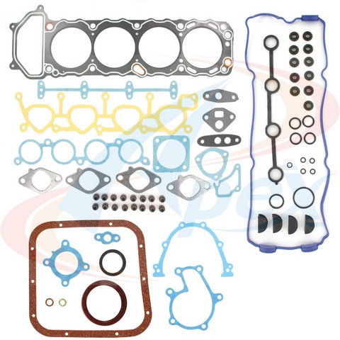 Engine Gasket Set Apex Automobile Parts AFS5019 fits 1993 Nissan Altima 2.4L-L4