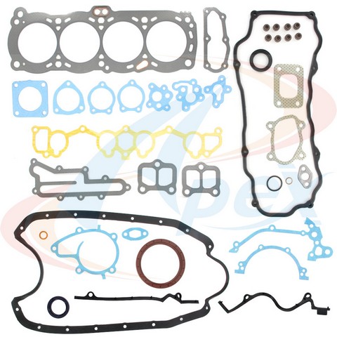 Engine Gasket Set Apex Automobile Parts AFS5027 fits 1984 Nissan 200SX 1.8L-L4