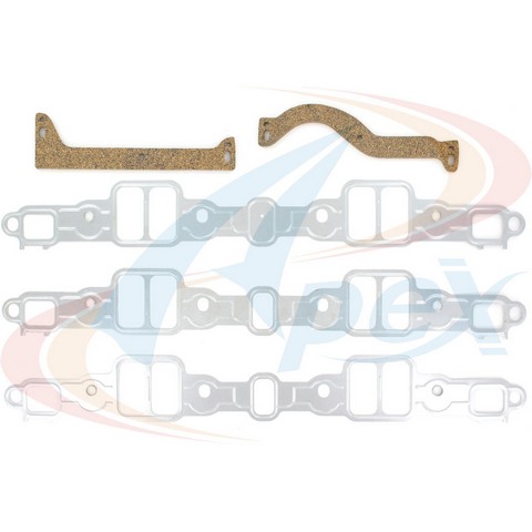 Engine Intake Manifold Gasket Set-VIN: G, 2BBL Apex Automobile Parts AMS2580