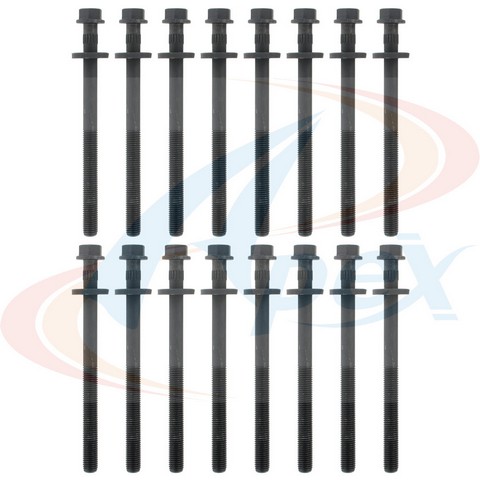 APEX Automobile Parts Inc Engine Cylinder Head Bolt Set P/N:AHB235