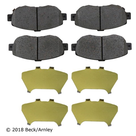 Beck/Arnley Disc Brake Pad Set P/N:089-1506 Beck/Arnley Disc Brake Pad Set P/N:089-1506