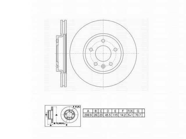 FVP Brake Drums & Rotors Disc Brake Rotor P/N:6621124