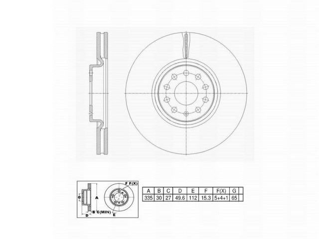 FVP Brake Drums & Rotors Disc Brake Rotor P/N:6622157