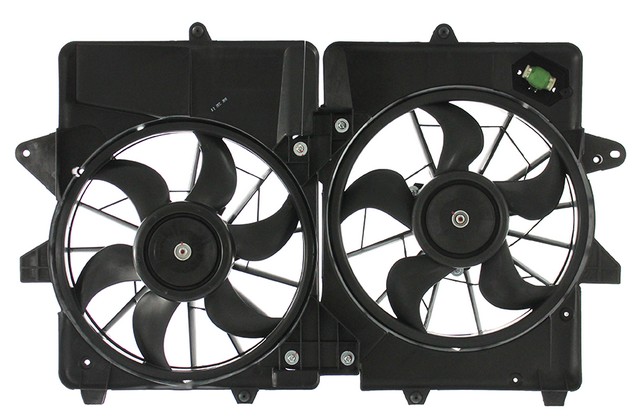 Agility Autoparts Dual Radiator and Condenser Fan Assembly P/N:6010194