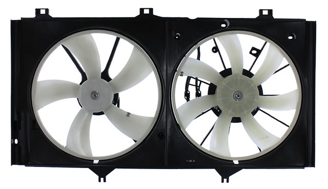 Agility Autoparts Dual Radiator and Condenser Fan Assembly P/N:6010210