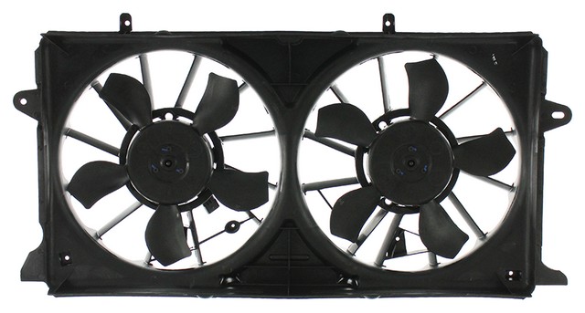 Agility Autoparts Dual Radiator and Condenser Fan Assembly P/N:6010288