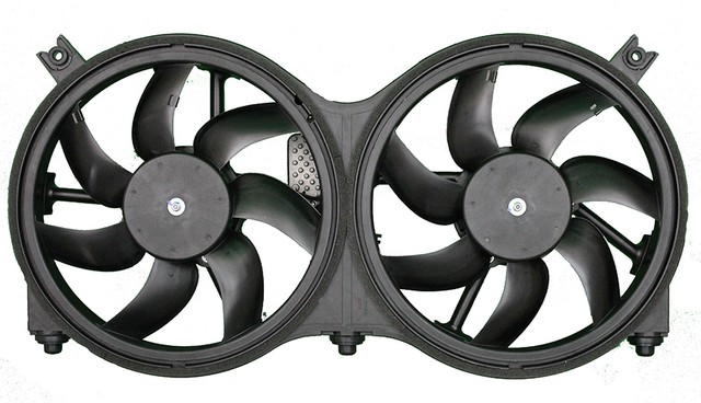 Agility Autoparts Dual Radiator and Condenser Fan Assembly P/N:6010299