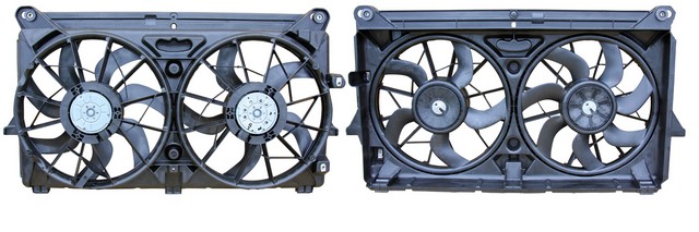 Agility Autoparts Dual Radiator and Condenser Fan Assembly P/N:6016156