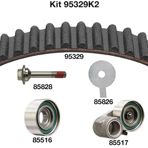 Dayco Engine Timing Belt Component Kit,Engine Timing Belt Kit P/N:95329K2