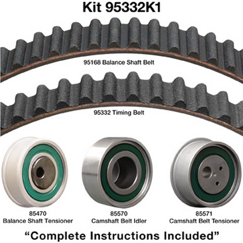 Dayco Engine Timing Belt Component Kit,Engine Timing Belt Kit P/N:95332K1