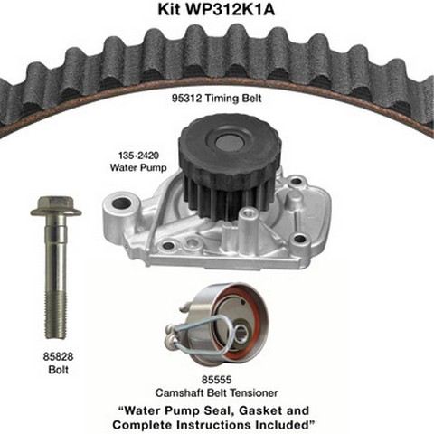 Dayco Engine Timing Belt Kit with Water Pump P/N:WP312K1A