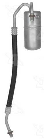 Four Seasons A/C Accumulator with Hose Assembly,A/C Refrigerant Suction Hose P/N:55556