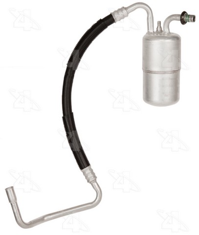 Four Seasons A/C Accumulator with Hose Assembly,A/C Refrigerant Suction Hose P/N:55605