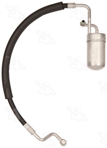 Four Seasons A/C Accumulator with Hose Assembly,A/C Refrigerant Suction Hose P/N:55612