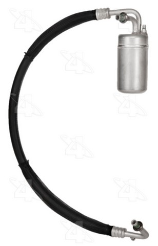 Four Seasons A/C Accumulator with Hose Assembly,A/C Refrigerant Suction Hose P/N:55614