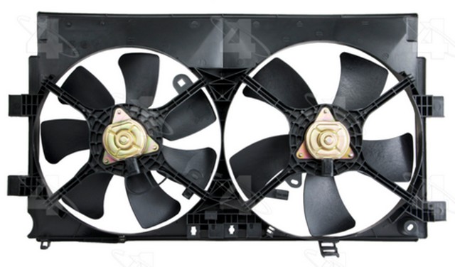 Dual Radiator and Condenser Fan fits 2008-2014 Mitsubishi Lancer  FOUR SEASONS