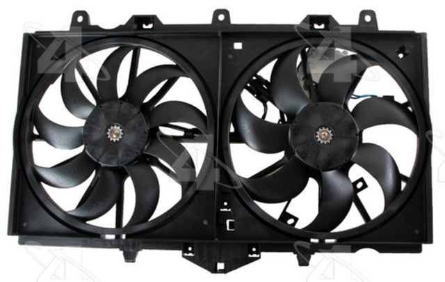 Four Seasons Dual Radiator and Condenser Fan Assembly P/N:76398