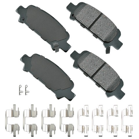 Akebono ProACT Disc Brake Pad Set P/N:ACT770A