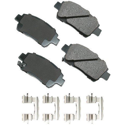 Akebono ProACT Disc Brake Pad Set P/N:ACT822A