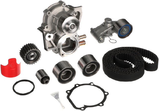 Gates Engine Timing Belt Kit with Water Pump P/N:TCKWP328C