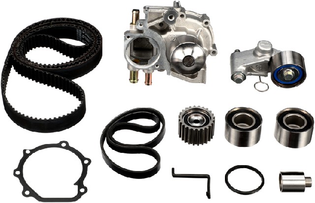 Gates Engine Timing Belt Kit with Water Pump P/N:TCKWP328SF