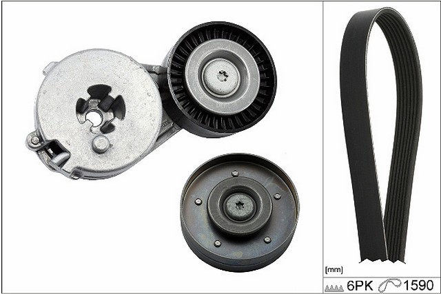 INA US Accessory Drive Belt Kit P/N:FB0500K