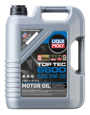 Engine Oil-Top Tec 6600 0W-20, 5 Liter Liqui-Moly 22046
