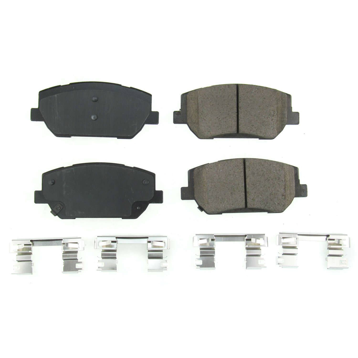 Disc Brake Pad Set-Front Z17 Low-Dust Ceramic Brake Pads with Hardware 17-2198