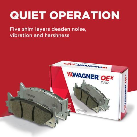 Wagner Brake Disc Brake Pad Set P/N:OEX1050A