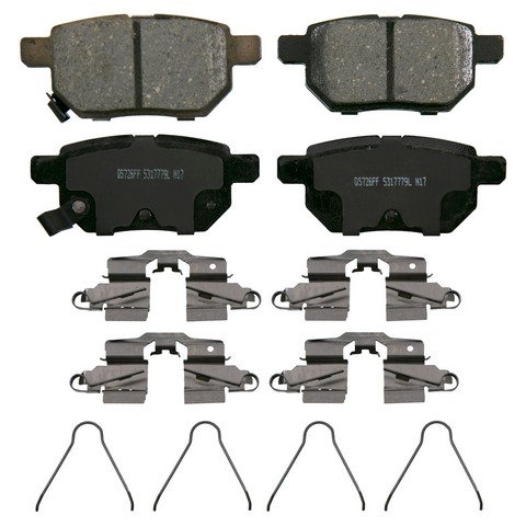 FVP Friction Disc Brake Pad Set P/N:FVC1423