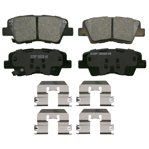 Wagner Brake Disc Brake Pad Set P/N:ZD1812