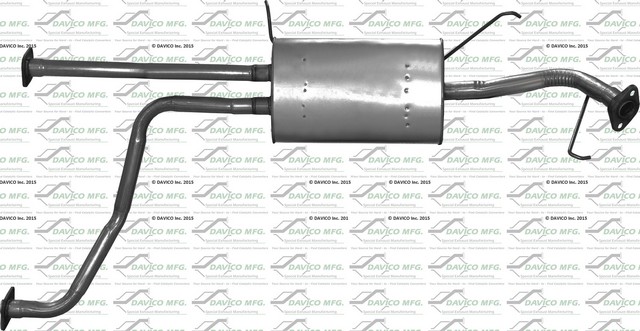 Davico Mfg Exhaust Muffler Assembly P/N:518994