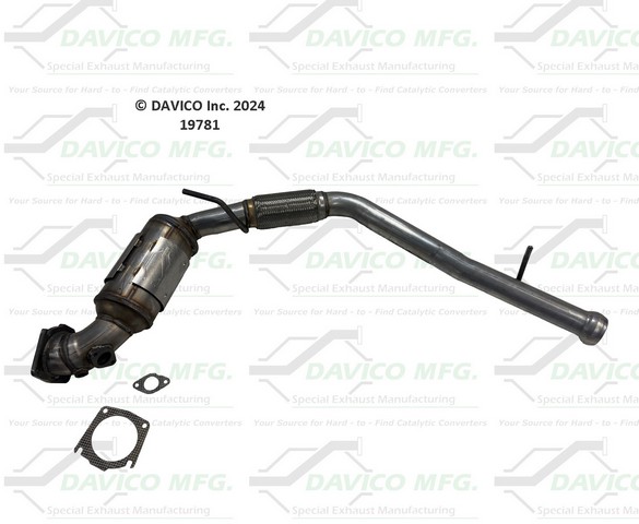 Davico Mfg Catalytic Converter P/N:19781