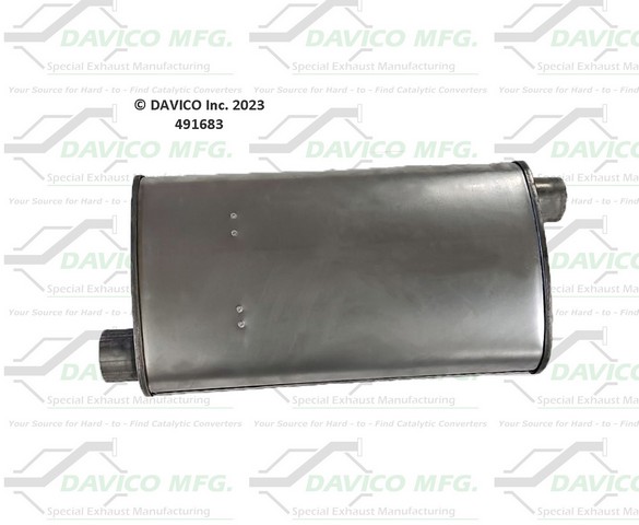 Davico Mfg Exhaust Muffler Assembly P/N:491683