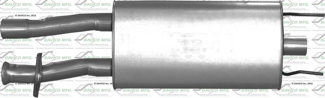 Davico Mfg Exhaust Muffler P/N:810692