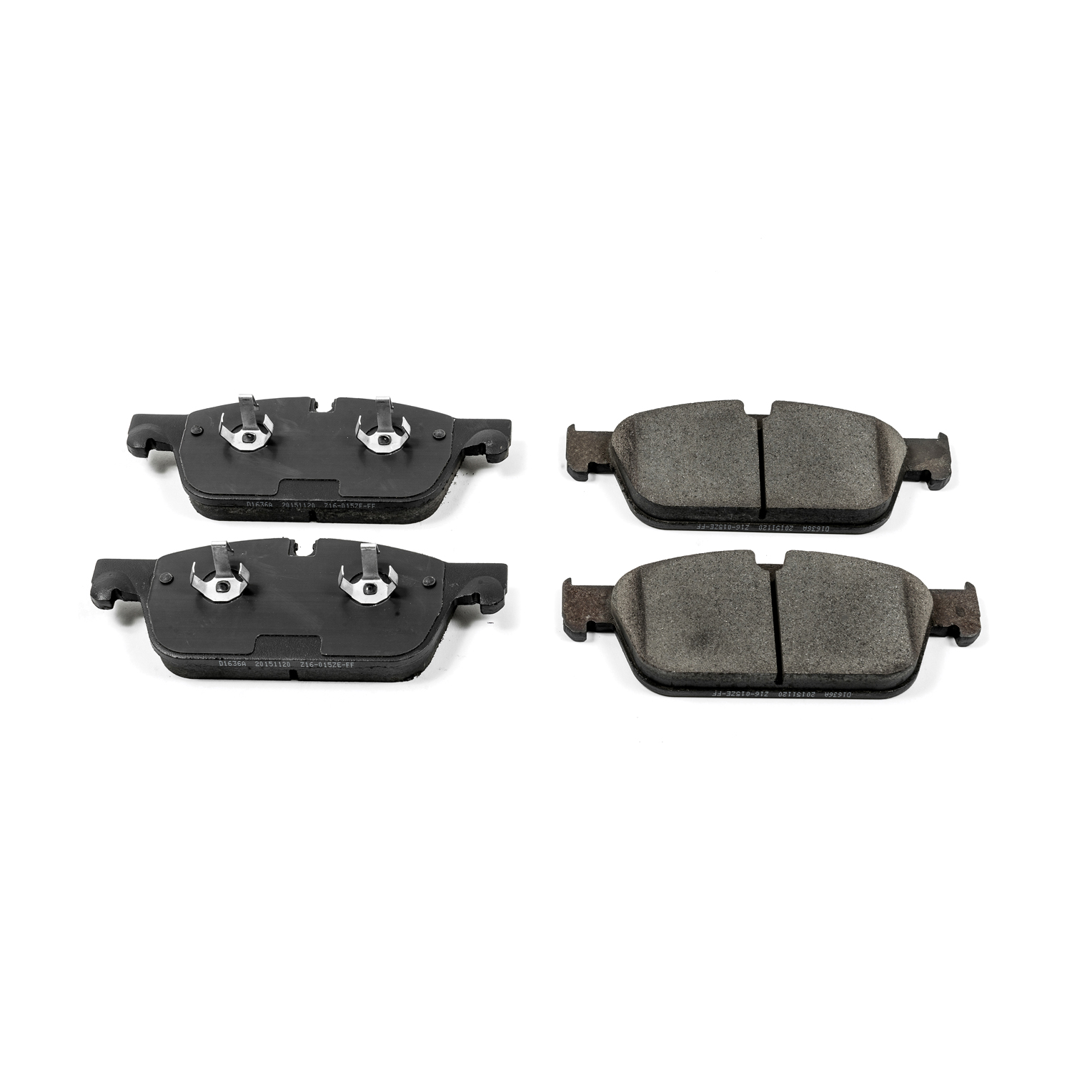 Disc Brake Pad Set-Front Z16 Low-Dust Ceramic Brake Pads Power Stop 16-1636A
