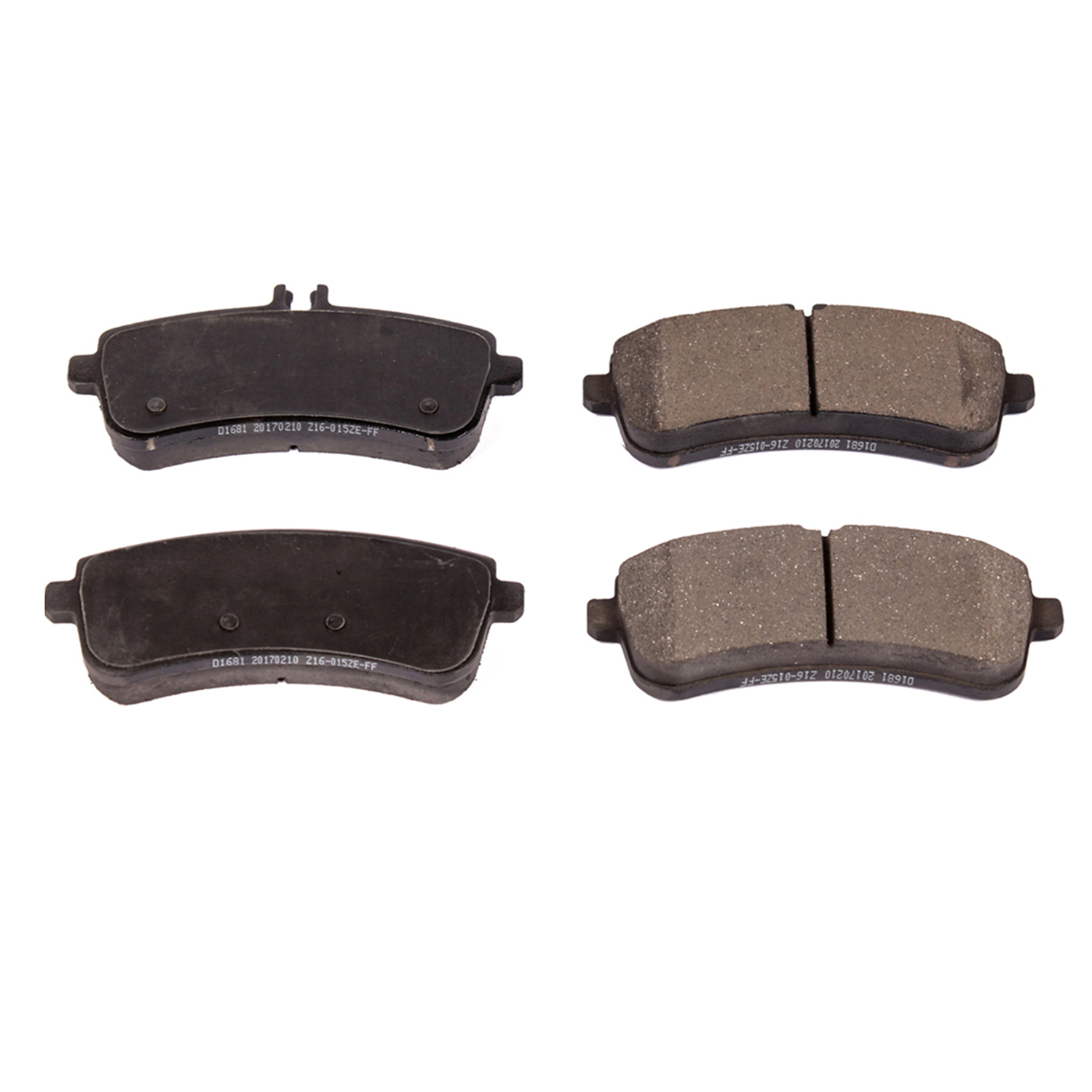 Disc Brake Pad Set-Rear Z16 Low-Dust Ceramic Brake Pads Power Stop 16-1681