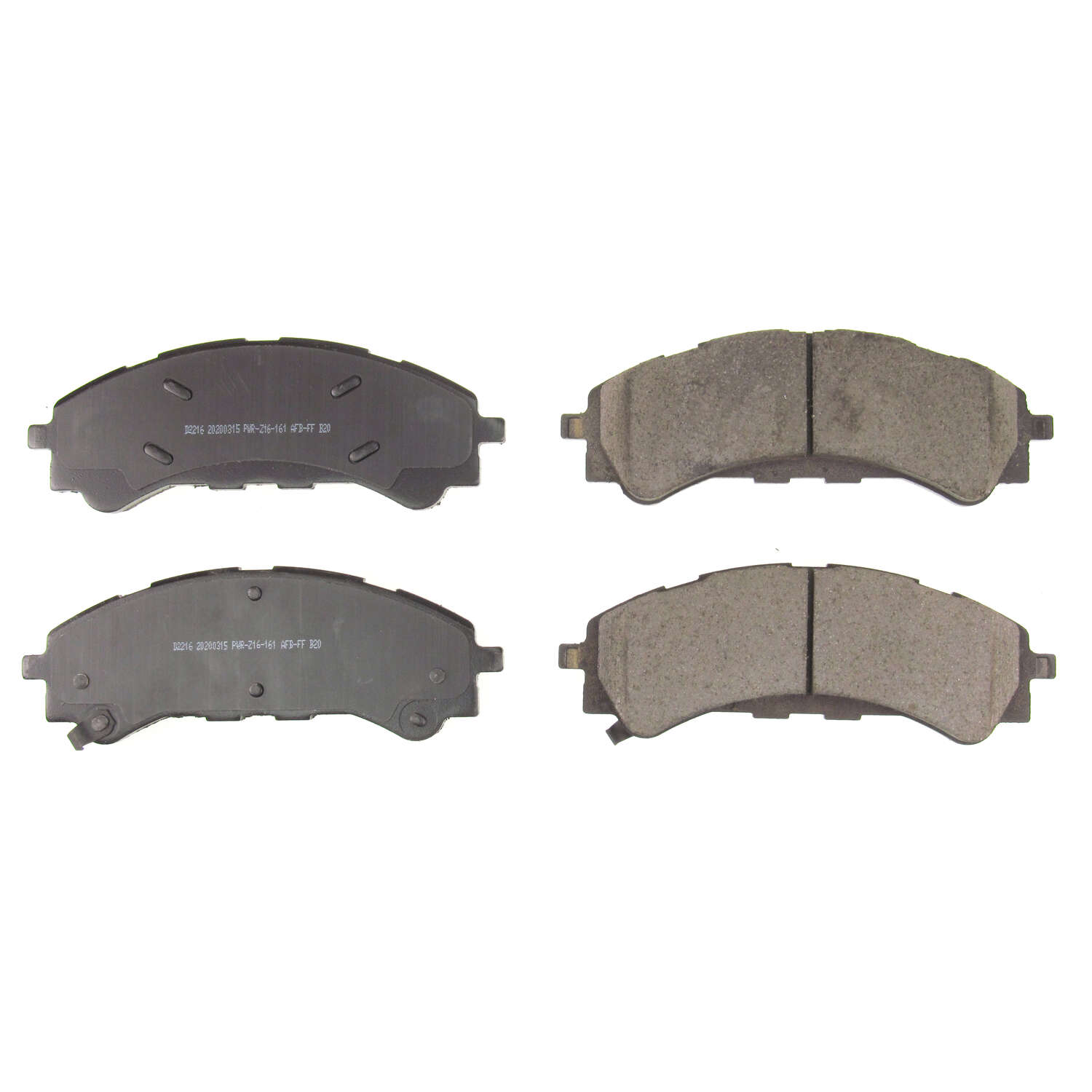 Disc Brake Pad Set-Front Z16 Low-Dust Ceramic Brake Pads Power Stop 16-2216