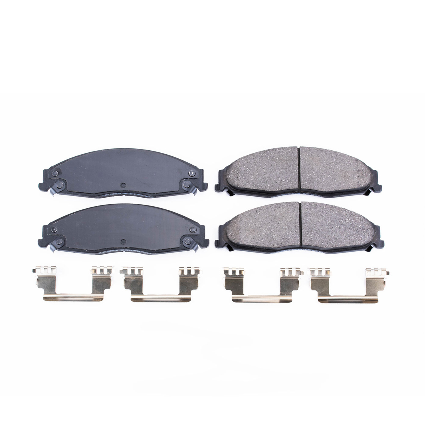 Disc Brake Pad Set-Front Z17 Low-Dust Ceramic Brake Pads with Hardware 17-1110