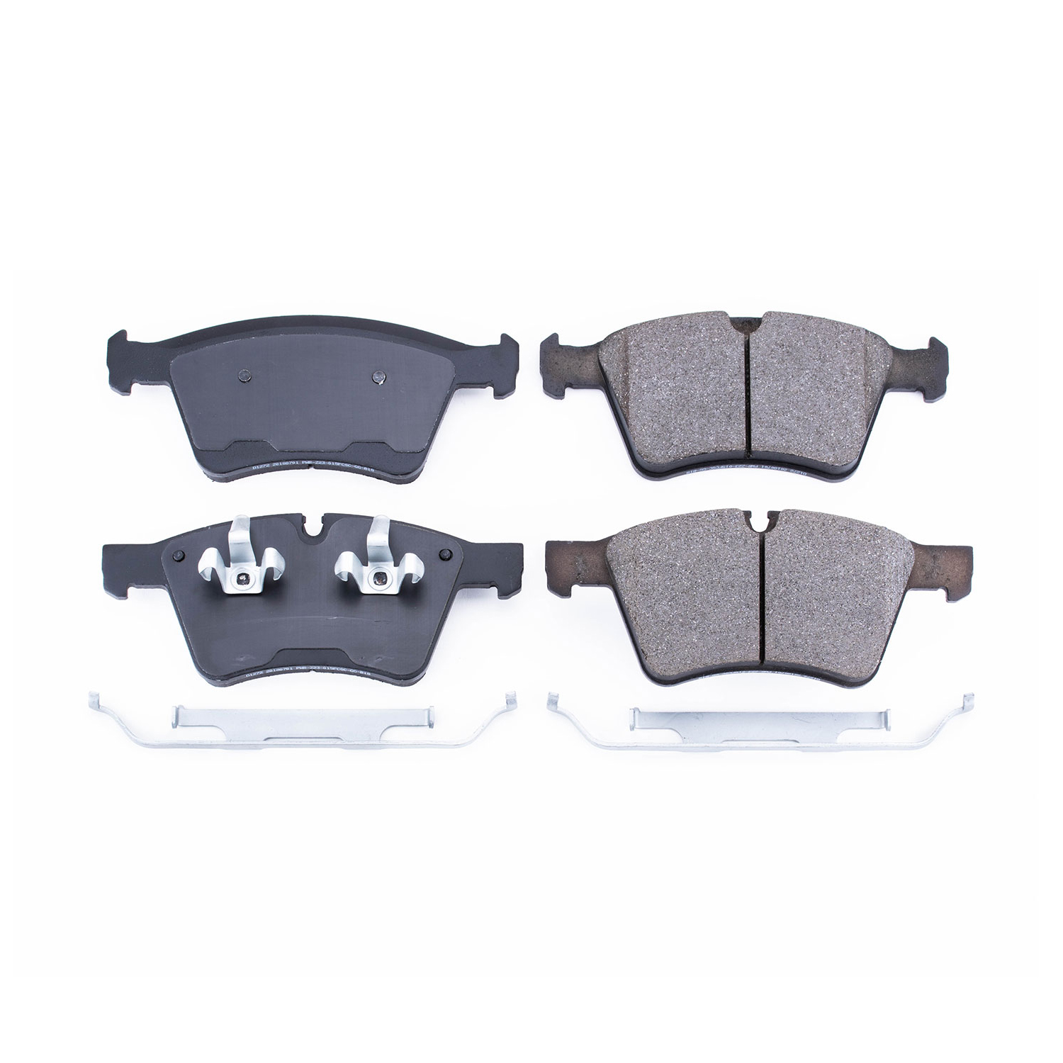 Disc Brake Pad Set-Front Z17 Low-Dust Ceramic Brake Pads with Hardware 17-1272