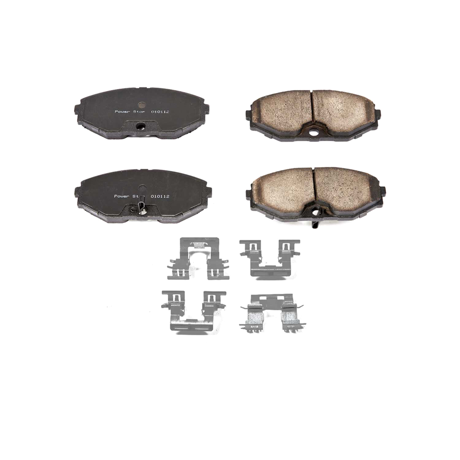 Disc Brake Pad Set-Front Z17 Low-Dust Ceramic Brake Pads with Hardware fits J30