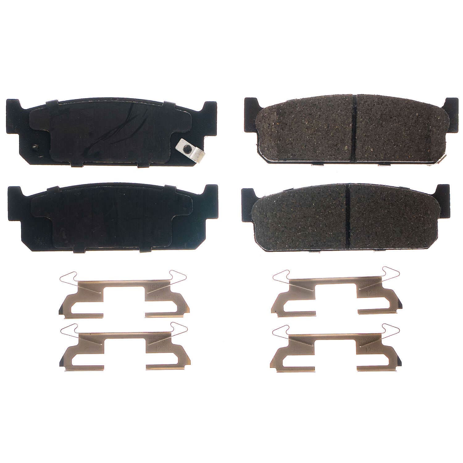 Disc Brake Pad Set-Rear Z17 Low-Dust Ceramic Brake Pads with Hardware Power Stop