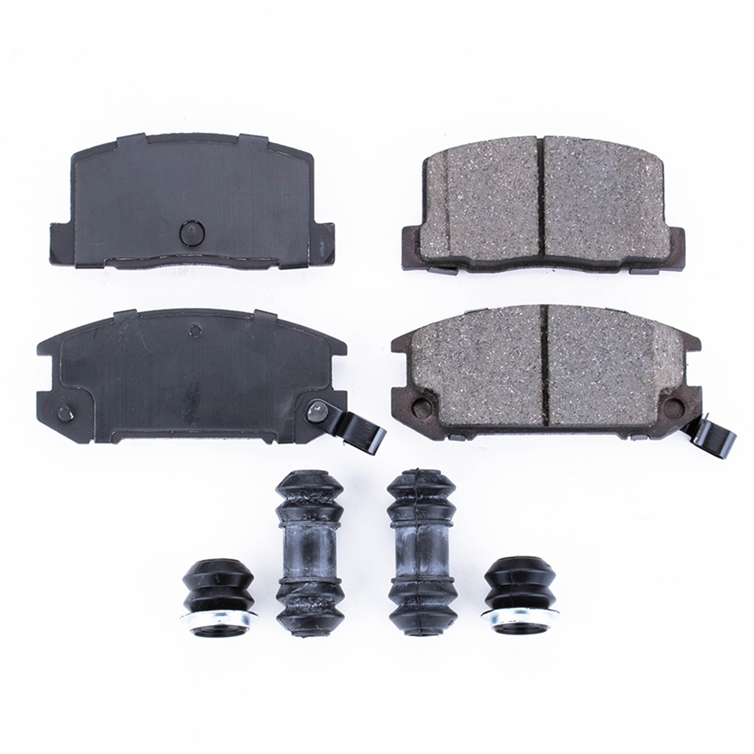 Disc Brake Pad Set-Rear Z17 Low-Dust Ceramic Brake Pads with Hardware Power Stop