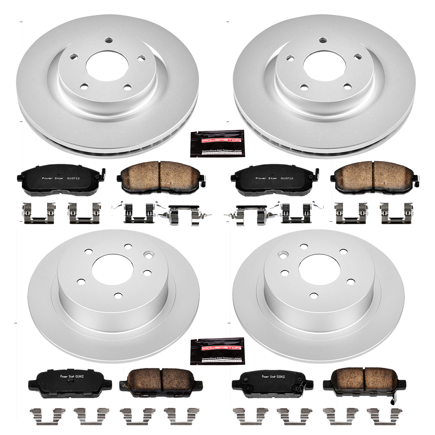 Disc Brake Kit Power Stop CRK242 fits 10-13 Nissan Altima