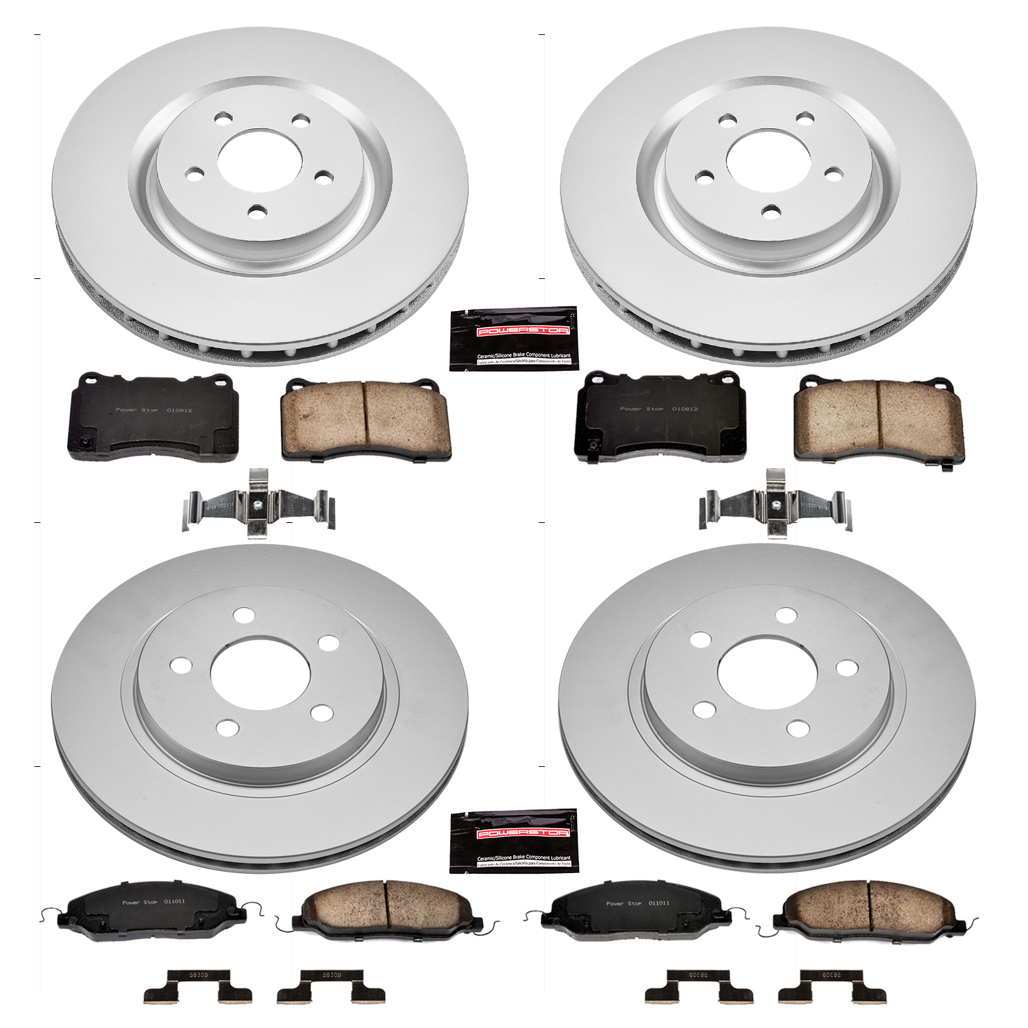 Disc Brake Kit Power Stop CRK4042 fits 07-11 Ford Mustang