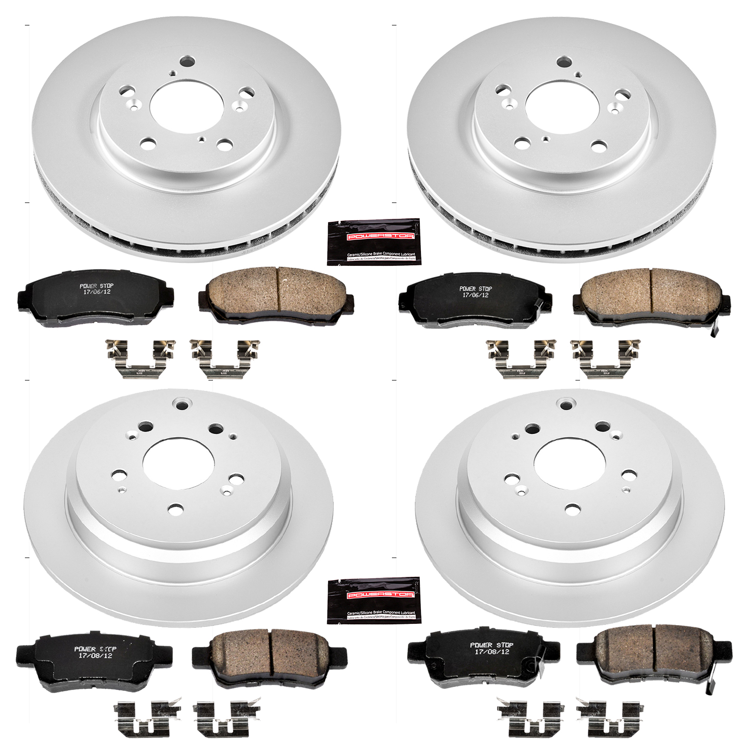 Disc Brake Kit Power Stop CRK4044 fits 05-10 Honda Odyssey