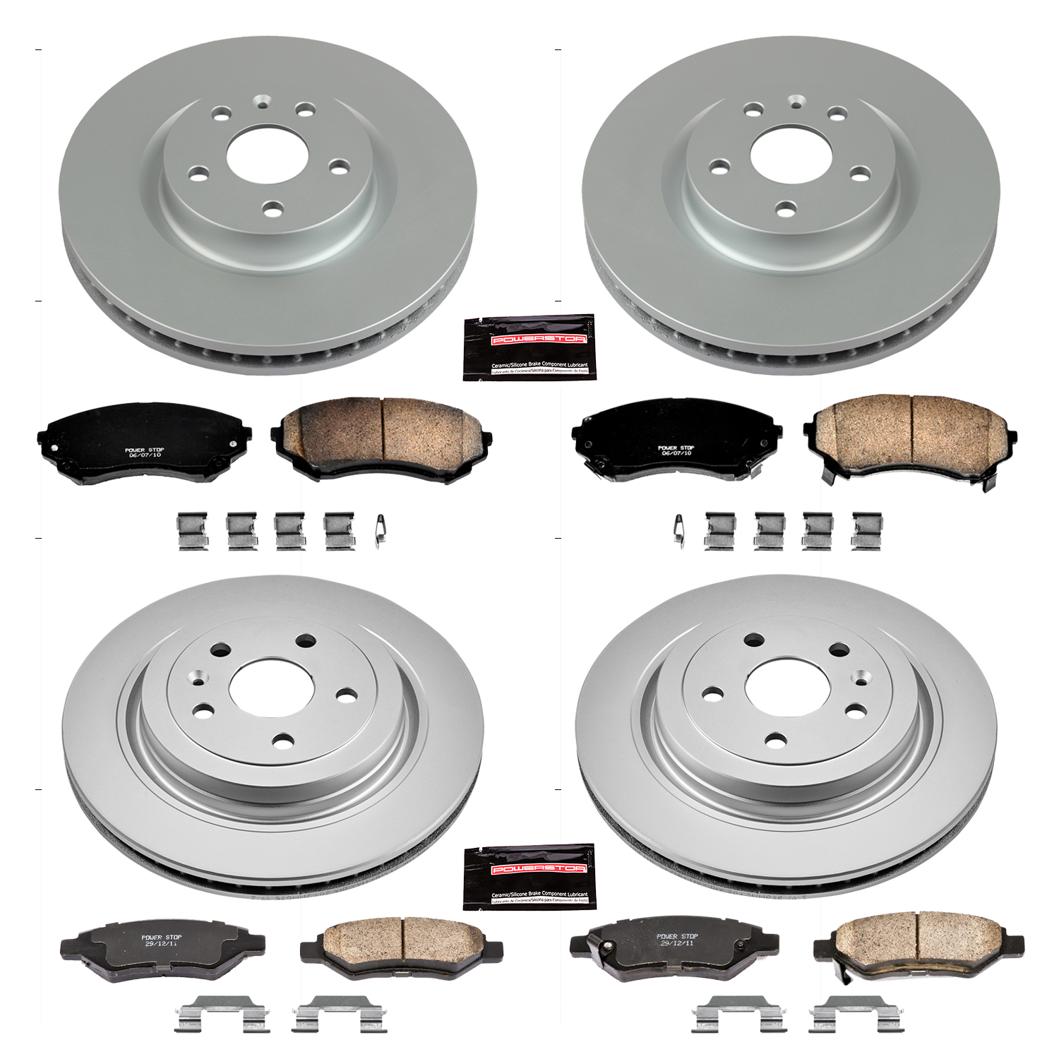 Disc Brake Kit Power Stop CRK4135 fits 08-14 Cadillac CTS
