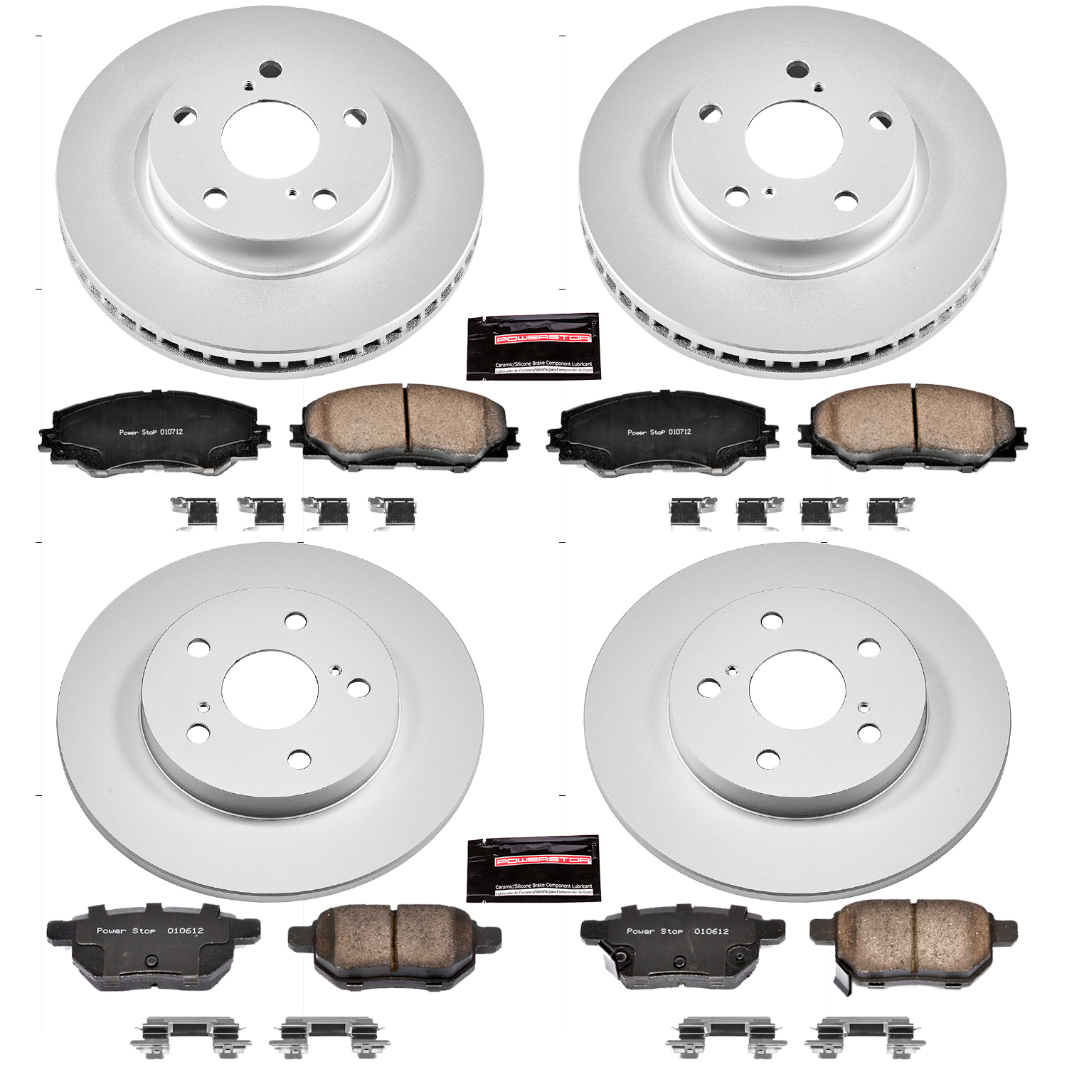 Disc Brake Kit Power Stop CRK4141 fits 08-15 Scion xB
