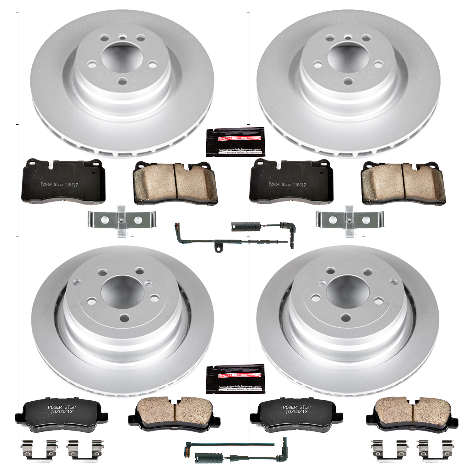 Disc Brake Kit Power Stop CRK5744 fits 06-09 Land Rover Range Rover